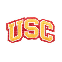 USC Trojans Cardinal and Gold Arch Embroidered Patch